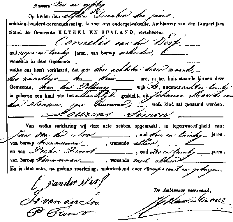 18771211 geb akte 56 Lourens S zv C vd Werf - JM vd Sman